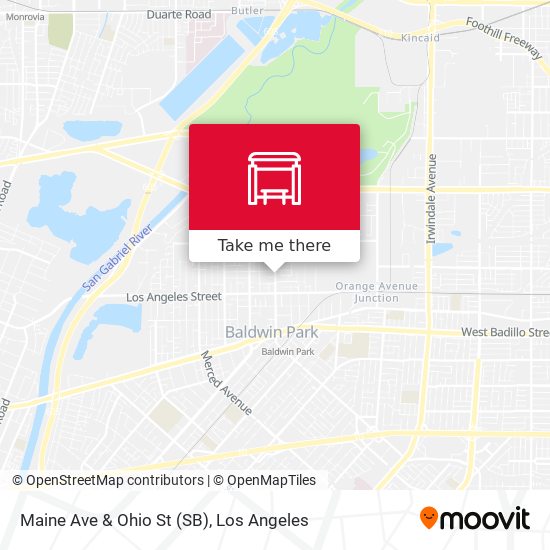 Mapa de Maine Ave & Ohio St (SB)
