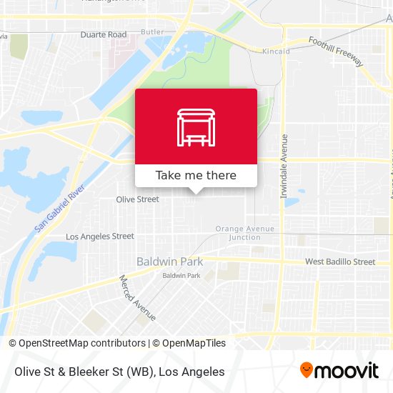 Olive St & Bleeker St (WB) map