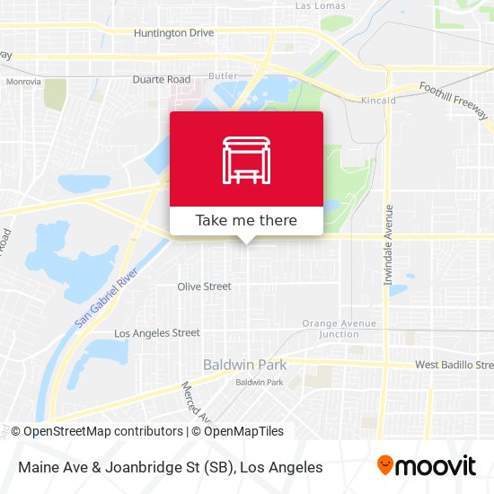 Mapa de Maine Ave & Joanbridge St (SB)