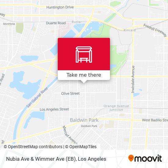Nubia Ave & Wimmer Ave (EB) map