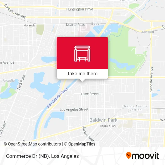 Commerce Dr (NB) map