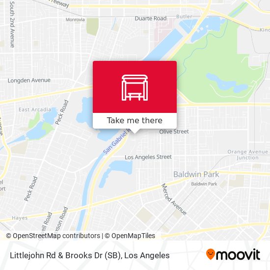 Littlejohn Rd & Brooks Dr (SB) map