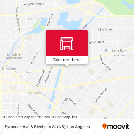 Mapa de Syracuse Ave & Blenheim St (NB)