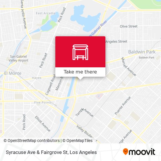Syracuse Ave & Fairgrove St map