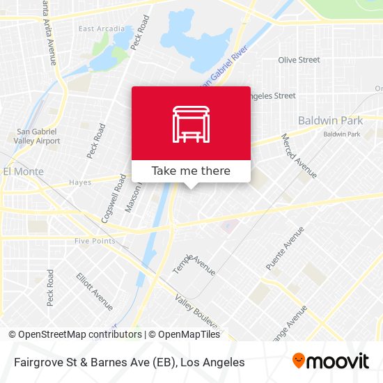 Fairgrove St & Barnes Ave (EB) map