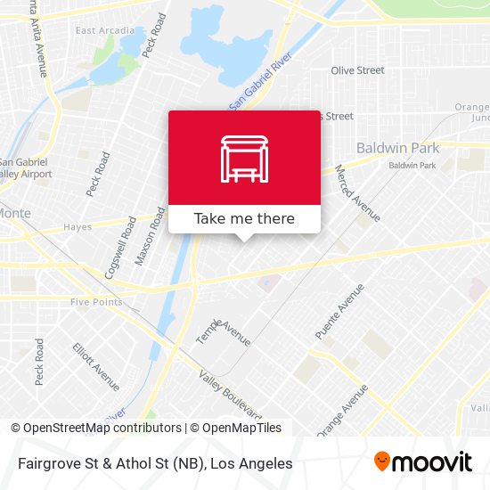 Fairgrove St & Athol St (NB) map