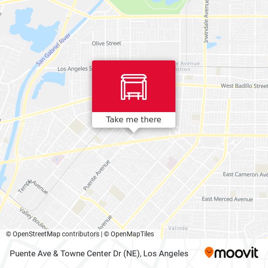 Puente Ave & Towne Center Dr (NE) map