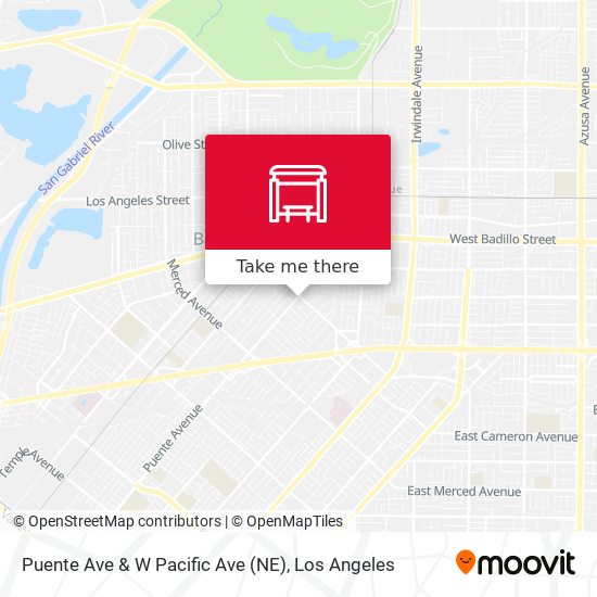 Mapa de Puente Ave & W Pacific Ave (NE)