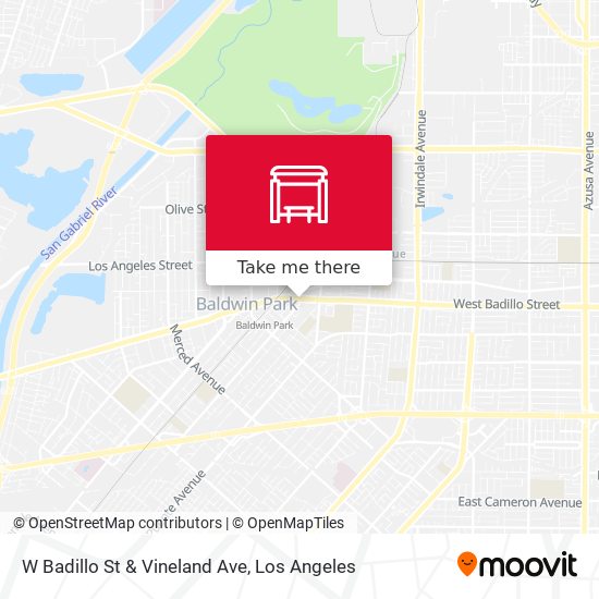 Mapa de W Badillo St & Vineland Ave