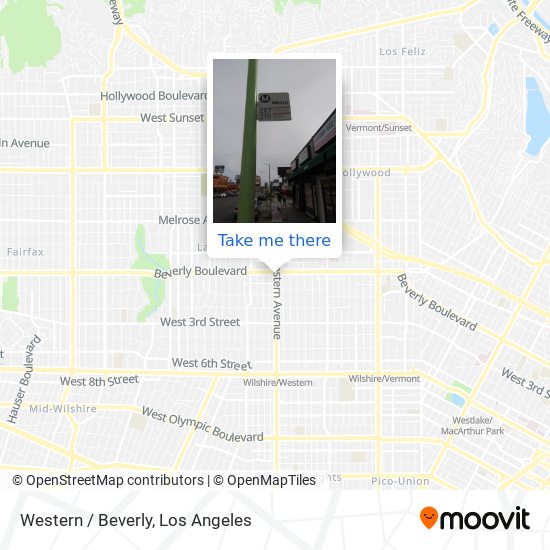 Mapa de Western / Beverly