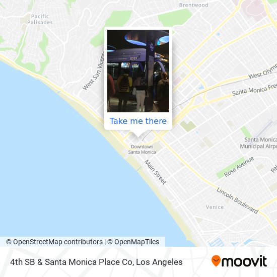 4th SB & Santa Monica Place Co map