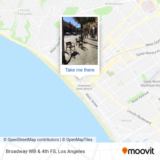 Broadway WB & 4th FS map
