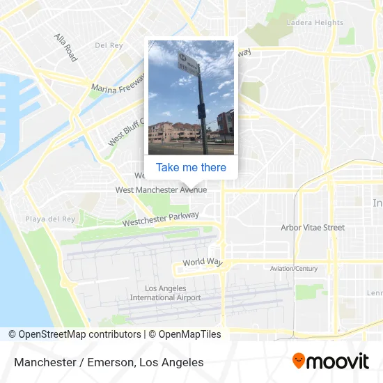 Manchester / Emerson map