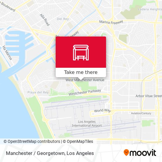 Manchester / Georgetown map