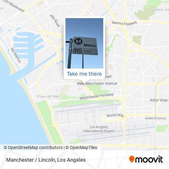 Manchester / Lincoln map