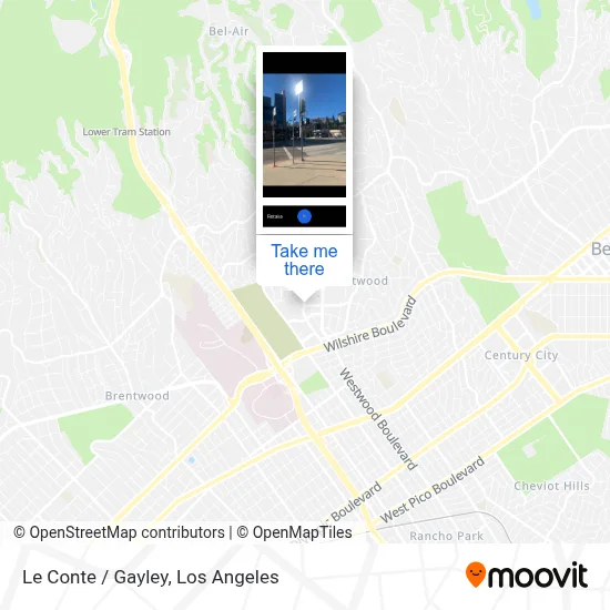 Le Conte / Gayley map