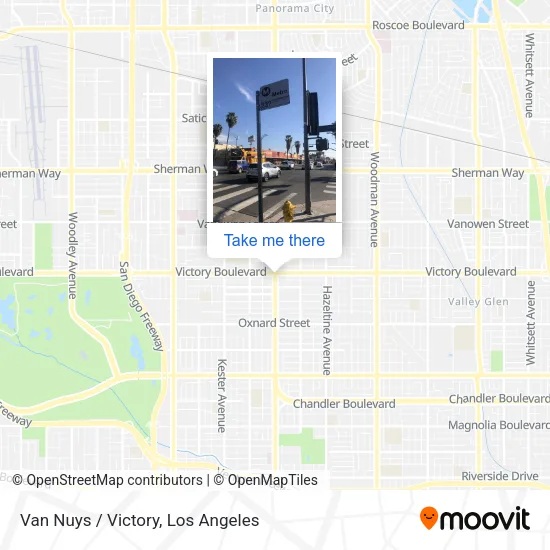 Van Nuys / Victory map