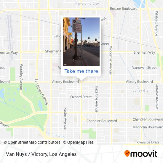 Mapa de Van Nuys / Victory