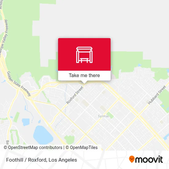 Foothill / Roxford map