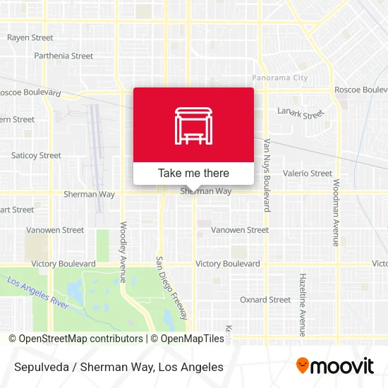 Mapa de Sepulveda / Sherman Way