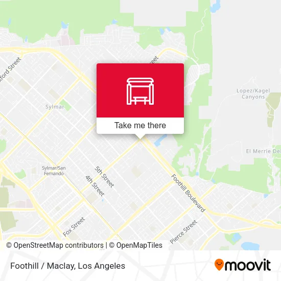Mapa de Foothill / Maclay