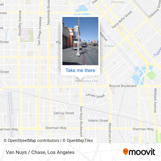 Van Nuys / Chase map