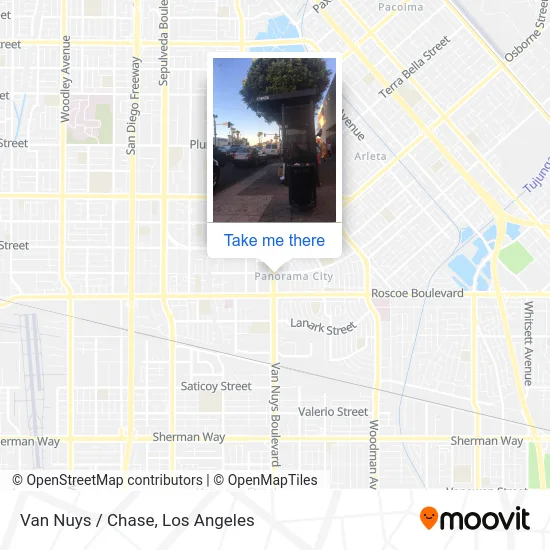 Van Nuys / Chase map