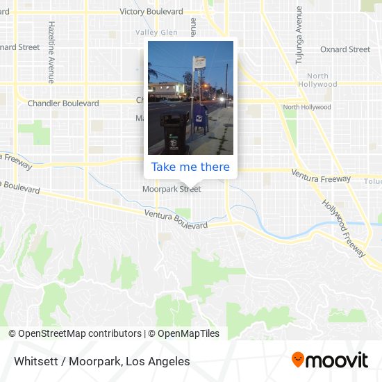 Mapa de Whitsett / Moorpark