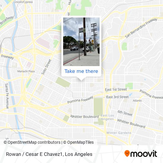 Rowan / Cesar E Chavez1 map