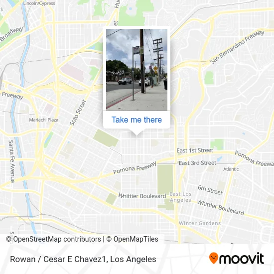 Rowan / Cesar E Chavez1 map