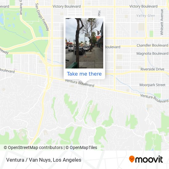 Ventura / Van Nuys map