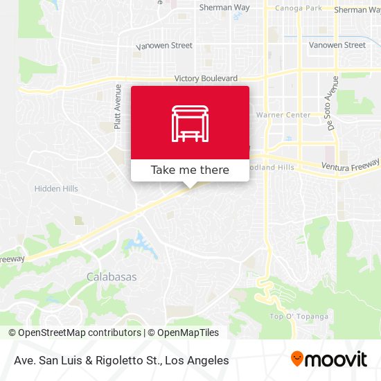 Ave. San Luis & Rigoletto St. map