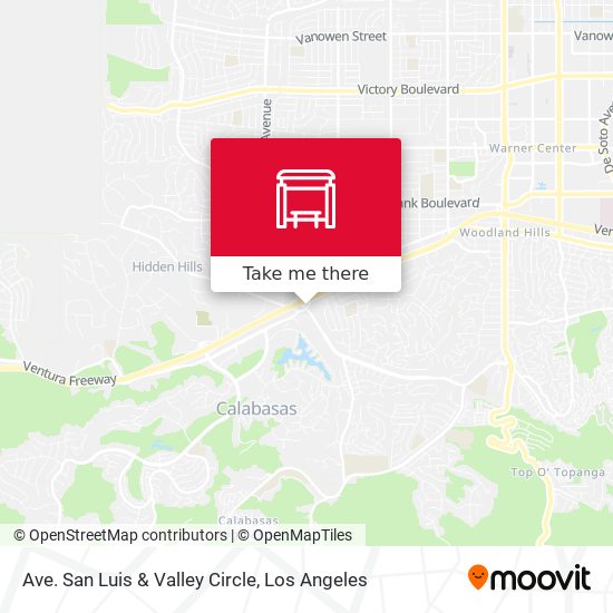 Ave. San Luis & Valley Circle map