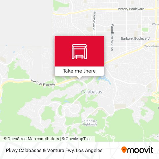 Mapa de Pkwy Calabasas & Ventura Fwy