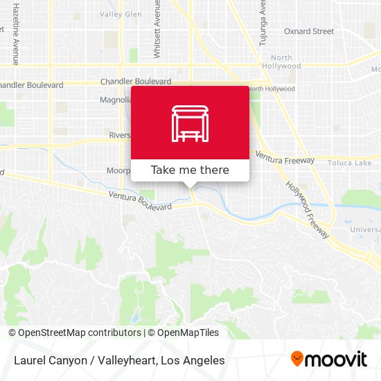 Laurel Canyon / Valleyheart map