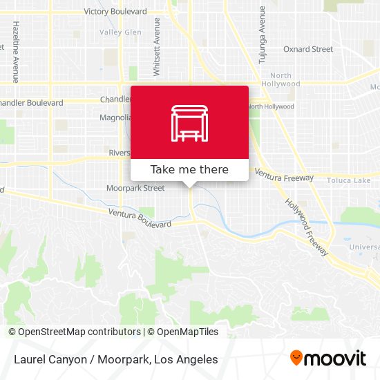 Mapa de Laurel Canyon / Moorpark
