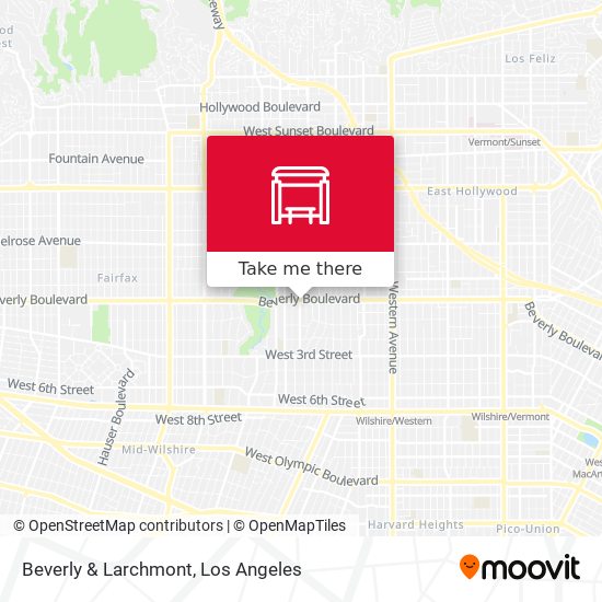 Mapa de Beverly & Larchmont