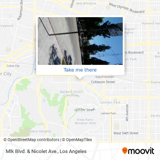Mlk Blvd. & Nicolet Ave. map