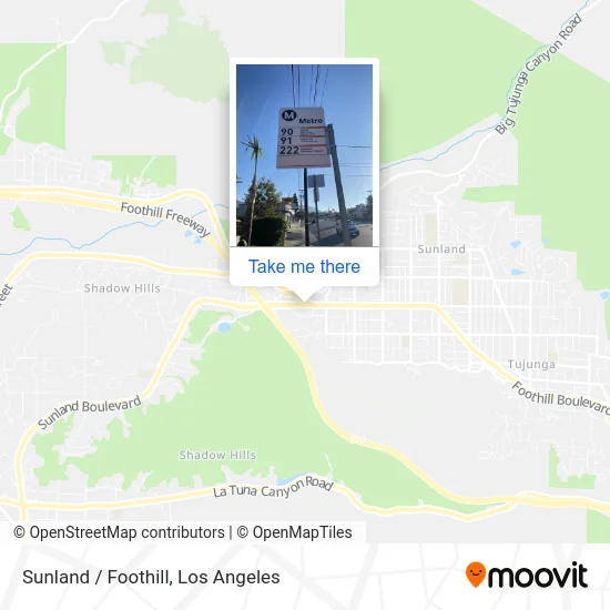 Sunland / Foothill map