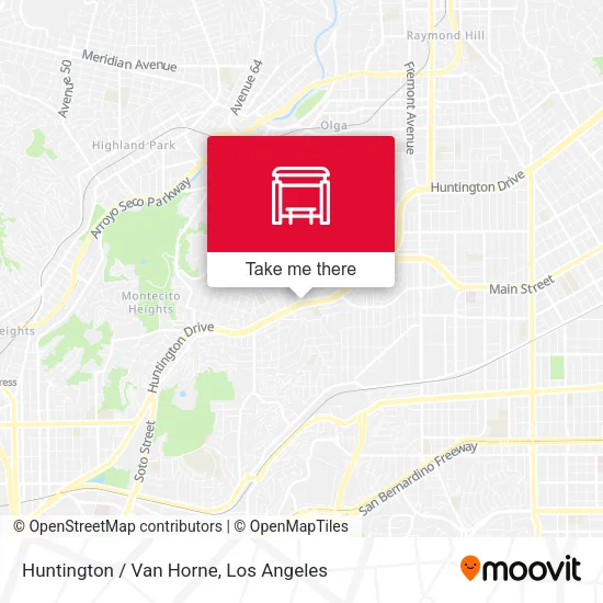 Huntington / Van Horne map