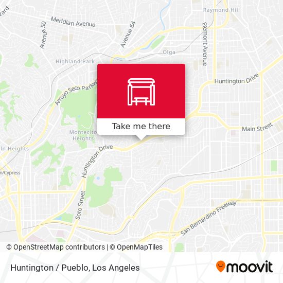 Mapa de Huntington / Pueblo