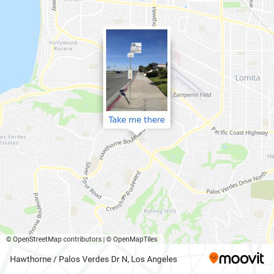 Mapa de Hawthorne / Palos Verdes Dr N