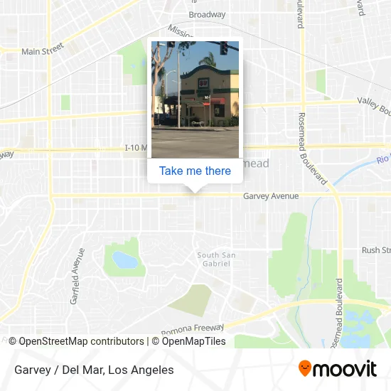 Garvey / Del Mar map