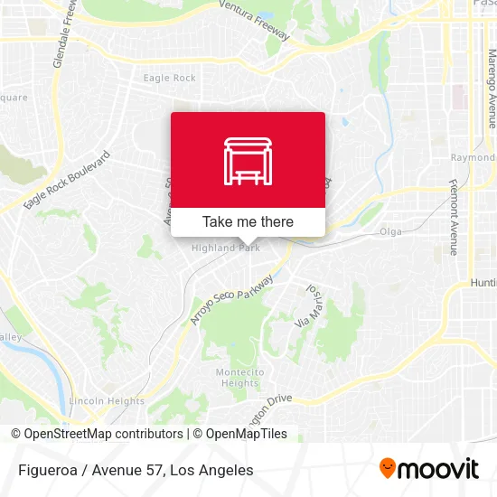 Figueroa / Avenue 57 map