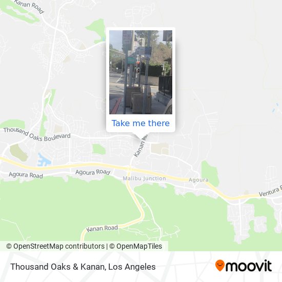 Thousand Oaks & Kanan map