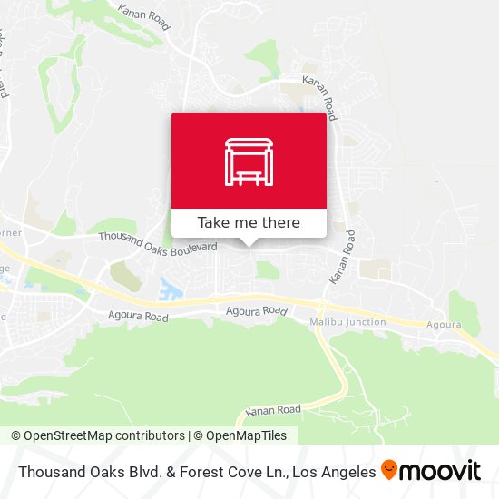 Thousand Oaks Blvd. & Forest Cove Ln. map