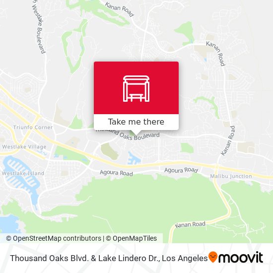 Mapa de Thousand Oaks Blvd. & Lake Lindero Dr.