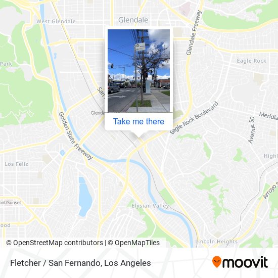 Fletcher / San Fernando map