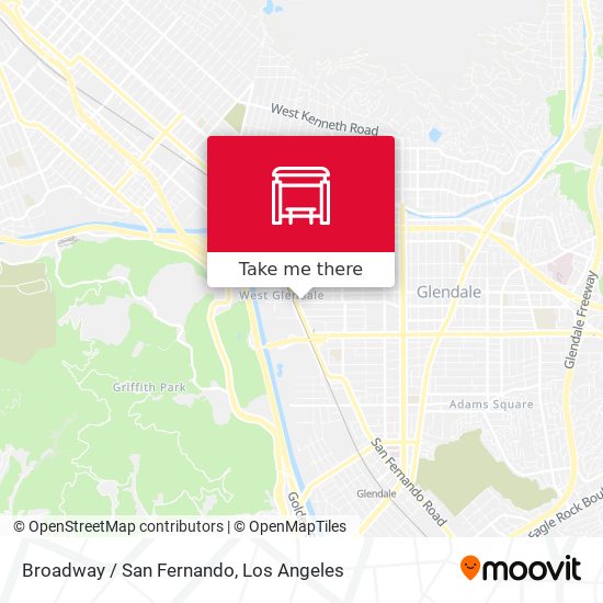 Broadway / San Fernando map