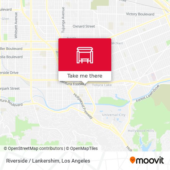 Mapa de Riverside / Lankershim
